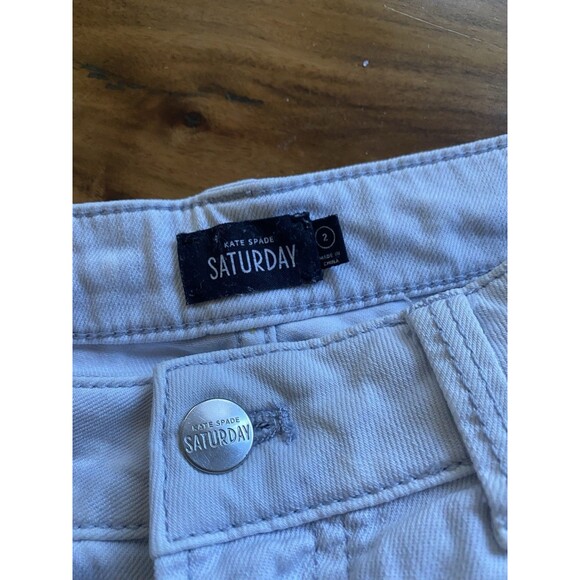 Kate Spade Womans "Saturday" Jean Shorts Light Blue Size 2 #180 - Picture 2 of 8